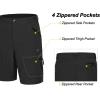 imageLittle Donkey Andy Mens Lightweight Quick Dry Hiking Shorts Breathable Outdoor Cargo Shorts for Fishing Travel Casual01 Black