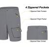 imageLittle Donkey Andy Mens Lightweight Quick Dry Hiking Shorts Breathable Outdoor Cargo Shorts for Fishing Travel Casual02 Gray