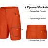 imageLittle Donkey Andy Mens Lightweight Quick Dry Hiking Shorts Breathable Outdoor Cargo Shorts for Fishing Travel Casual11 Orange
