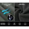 imageLittle Donkey Andy Mens Skiing Bibs Fleece Lined Snow Pants Winter WaterRepellent Snowboard Pants with SuspendersIvy Green