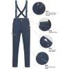 imageLittle Donkey Andy Mens Skiing Bibs Fleece Lined Snow Pants Winter WaterRepellent Snowboard Pants with SuspendersNavy