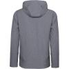 imageLittle Donkey Andy Mens Softshell Jacket Ski Jacket with Removable Hood Fleece LinedGray Heather