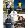 imageLittle Donkey Andy Mens Softshell Vest Lightweight Golf Vest Windproof Sleeveless Cycling Jacket for Running HikingBlack