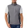 imageLittle Donkey Andy Mens Softshell Vest Lightweight Golf Vest Windproof Sleeveless Cycling Jacket for Running HikingGrey