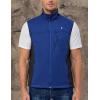 imageLittle Donkey Andy Mens Softshell Vest Lightweight Golf Vest Windproof Sleeveless Cycling Jacket for Running HikingInk Blue