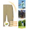 imageLittle Donkey Andy Mens Sun Protection Capri Shorts UPF50 QuickDry Performance 34 Hiking Pants RipstopGrey Green