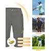 imageLittle Donkey Andy Mens Sun Protection Capri Shorts UPF50 QuickDry Performance 34 Hiking Pants RipstopIron Grey