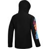imageLittle Donkey Andy Mens Water Repellent Hoodies with Fleece Lined Thermal Pullover Hooded Sweatshirt UPF50Black