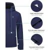 imageLittle Donkey Andy Mens Water Repellent Hoodies with Fleece Lined Thermal Pullover Hooded Sweatshirt UPF50Dark Blue