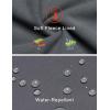 imageLittle Donkey Andy Mens Water Repellent Hoodies with Fleece Lined Thermal Pullover Hooded Sweatshirt UPF50Iron Grey