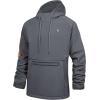 imageLittle Donkey Andy Mens Water Repellent Hoodies with Fleece Lined Thermal Pullover Hooded Sweatshirt UPF50Iron Grey