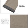 imageLittle Donkey Andy Mens Windproof Fleece Lined Hiking Cargo Pants Water Repellent Softshell Ski Snow PantsB3khaki Heather