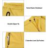 imageLittle Donkey Andy Mens Windproof Fleece Lined Hiking Cargo Pants Water Repellent Softshell Ski Snow PantsB4yellow Heather
