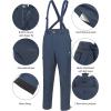 imageLittle Donkey Andy Mens Winter Ski Snow Bibs Insulated Water Resistant Windproof Snowboard Pants with Adjustable SuspendersMoonlit Ocean