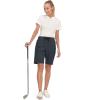 imageLittle Donkey Andy Womens Lightweight Breathable Hiking Shorts QuickDry Golf Shorts with Zipper Pockets AirHoles Tech Black Heather M