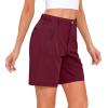 imageLittle Donkey Andy Womens Stretch Quick Dry Shorts for Hiking Camping TravelA1 Dark Red