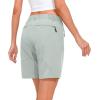 imageLittle Donkey Andy Womens Stretch Quick Dry Shorts for Hiking Camping TravelA1 Light Grey