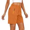 imageLittle Donkey Andy Womens Stretch Quick Dry Shorts for Hiking Camping TravelA1 Orange