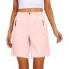imageLittle Donkey Andy Womens Stretch Quick Dry Shorts for Hiking Camping TravelA1 Pink