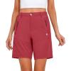 imageLittle Donkey Andy Womens Stretch Quick Dry Shorts for Hiking Camping TravelA1 Watermelon Red