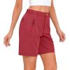imageLittle Donkey Andy Womens Stretch Quick Dry Shorts for Hiking Camping TravelA1 Watermelon Red