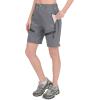 imageLittle Donkey Andy Womens Stretch Quick Dry Shorts for Hiking Camping TravelB4 Steel Gray