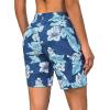 imageLittle Donkey Andy Womens Stretch Quick Dry Shorts for Hiking Camping TravelBlue Leaf