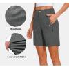 imageLittle Donkey Andy Womens Stretch Quick Dry Shorts for Hiking Camping TravelCarbon Heather
