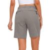 imageLittle Donkey Andy Womens Stretch Quick Dry Shorts for Hiking Camping TravelGrey Heather