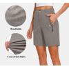 imageLittle Donkey Andy Womens Stretch Quick Dry Shorts for Hiking Camping TravelGrey Heather