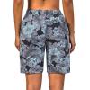 imageLittle Donkey Andy Womens Stretch Quick Dry Shorts for Hiking Camping TravelGrey Leaf