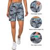 imageLittle Donkey Andy Womens Stretch Quick Dry Shorts for Hiking Camping TravelGrey Leaf