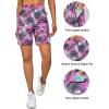 imageLittle Donkey Andy Womens Stretch Quick Dry Shorts for Hiking Camping TravelPurple Leaf