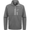 imageLittle Donkey Andy Mens Half Zipper Pullover Windproof Softshell MTB Mountain Bike Jacket for Cycling Golf WorkoutGrey