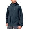 imageLittle Donkey Andy Mens Lightweight Jacket Fleece Lined Detachable Hooded Waterproof Jackets Winter Hiking WindbreakerBlue