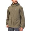 imageLittle Donkey Andy Mens Lightweight Jacket Fleece Lined Detachable Hooded Waterproof Jackets Winter Hiking WindbreakerGreen