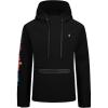 imageLittle Donkey Andy Mens Water Repellent Hoodies with Fleece Lined Thermal Pullover Hooded Sweatshirt UPF50Black
