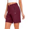 imageLittle Donkey Andy Womens Stretch Quick Dry Shorts for Hiking Camping TravelA1 Dark Red