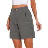 imageLittle Donkey Andy Womens Stretch Quick Dry Shorts for Hiking Camping TravelA1 Steel Gray
