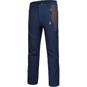 imageLittle Donkey Andy Mens Fleece Lined Softshell Pants for Hiking SKiiingNavy