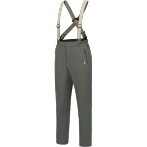 imageLittle Donkey Andy Mens Skiing Bibs Fleece Lined Snow Pants Winter WaterRepellent Snowboard Pants with SuspendersIvy Green