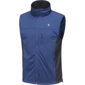 imageLittle Donkey Andy Mens Softshell Vest Lightweight Golf Vest Windproof Sleeveless Cycling Jacket for Running HikingInk Blue