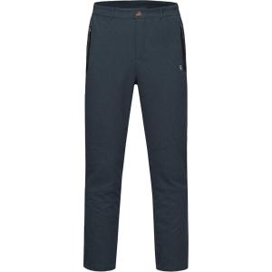 imageLittle Donkey Andy Mens Windproof Fleece Lined Hiking Cargo Pants Water Repellent Softshell Ski Snow PantsB1black Heather