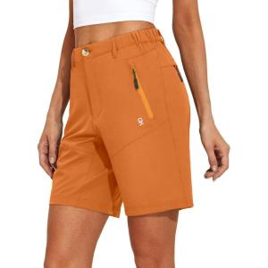 imageLittle Donkey Andy Womens Stretch Quick Dry Shorts for Hiking Camping TravelA1 Orange