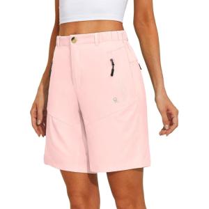 imageLittle Donkey Andy Womens Stretch Quick Dry Shorts for Hiking Camping TravelA1 Pink