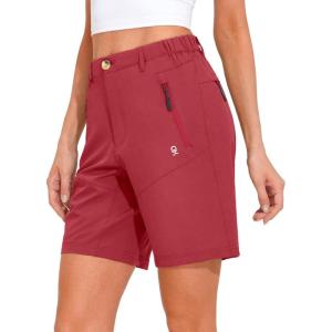 imageLittle Donkey Andy Womens Stretch Quick Dry Shorts for Hiking Camping TravelA1 Watermelon Red
