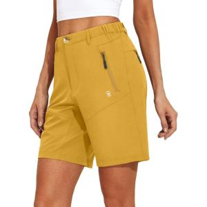 imageLittle Donkey Andy Womens Stretch Quick Dry Shorts for Hiking Camping TravelA1 Yellow