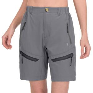 imageLittle Donkey Andy Womens Stretch Quick Dry Shorts for Hiking Camping TravelB4 Steel Gray