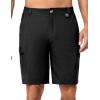 imageLittle Donkey Andy Mens 10 Inch Quick Dry Cargo Shorts Stretch Lightweight Outdoor Hiking Shorts UPF 50Black