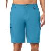 imageLittle Donkey Andy Mens 10 Inch Quick Dry Cargo Shorts Stretch Lightweight Outdoor Hiking Shorts UPF 50Horizon Blue